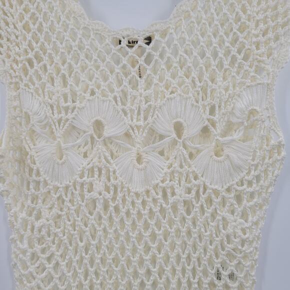 Kirra crochet cover up shirt top size M/L - Picture 2 of 5